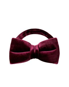 Plain Velvet Bow Tie