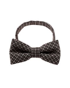 Brown Checker Bow Tie