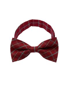 Red Checkered Plate 1 Bow Tie