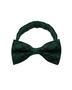Dark Green Checkered Plate 1 Bow Tie