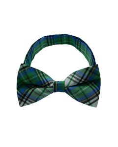 Green Checkered Plate 1 Bow Tie