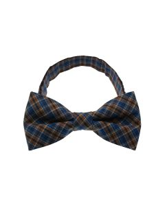 Dark Blue Checkered Plate 2 Bow Tie