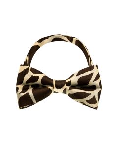 Brown Giraffe Pattern 1 Bow Tie