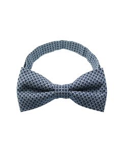 Dark Blue Dot Pattern 1 Bow Tie