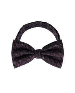 Indigo Flower Pattern 1 Bow Tie