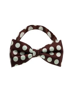 Brown Dot Pattern 1 Bow Tie