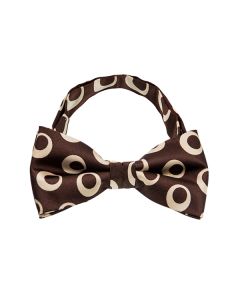 Brown Dot Pattern 2 Bow Tie