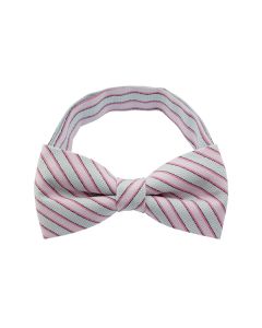 Pink Stripe Pattern 1 Bow Tie