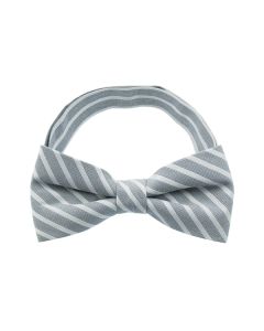 Light Gray Stripe Pattern 1 Bow Tie