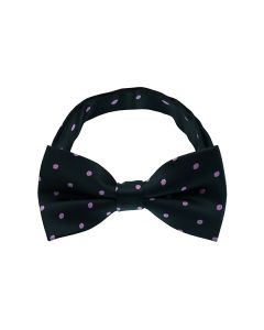 Black Dot Pattern 2 Bow Tie