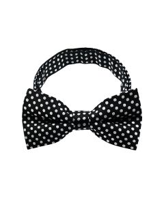 Black Dot Pattern 3 Bow Tie