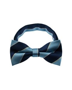 Blue Stripe Pattern 1 Bow Tie