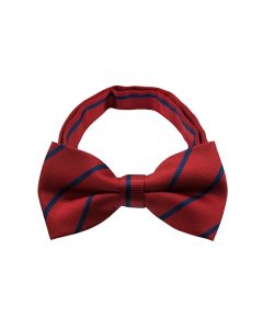 Red Stripe Pattern 2 Bow Tie