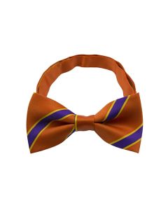 Orange Stripe Pattern 1 Bow Tie