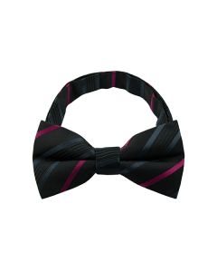 Black Stripe Pattern 1 Bow Tie