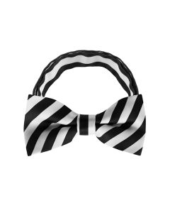 Black Stripe Pattern 3 Bow Tie