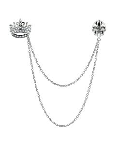 Crown & Iris Collar Chain