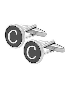 Alphabet C Cufflink