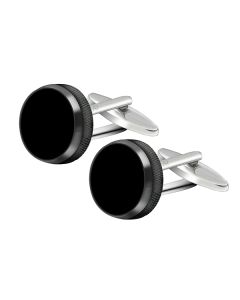 Onyx Gun Metal-Swipe to Switch Cufflink