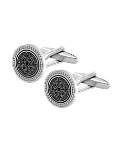 Crystal Warrior Shield Cufflink