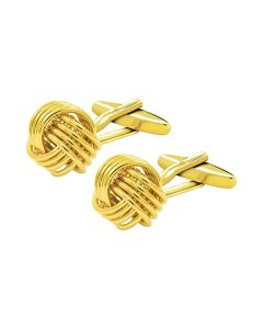 Gold Bind Knot Cufflink