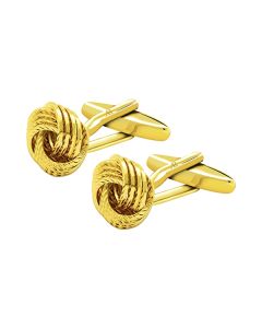 Gold Woven Knot Cufflink