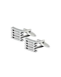 Silver Grate Cufflink