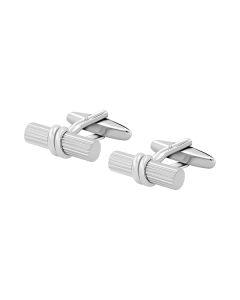 Silver Curve Cufflink