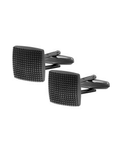 Black Pixel Square Cufflink