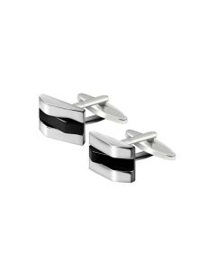 Onyx Geometry Cufflink