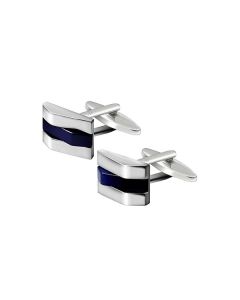 Dark Blue Onyx Geometry Cufflink