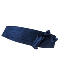 Navy Cummerbund Set