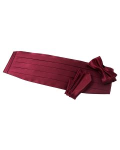 Garnet Cummerbund Set