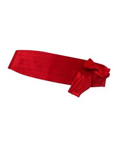 Scarlet Cummerbund Set