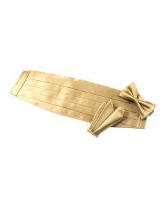 Gold Cummerbund Set