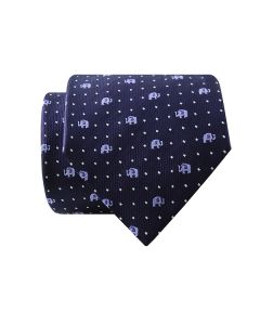 Small Spot Elephant Necktie