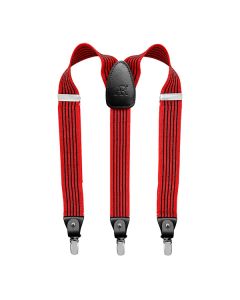 Cherokee Red Stripe Suspenders