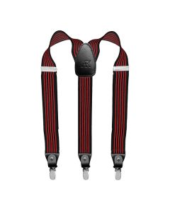 Night Red Stripe Suspenders