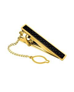 Gold Dimension Tie Clip