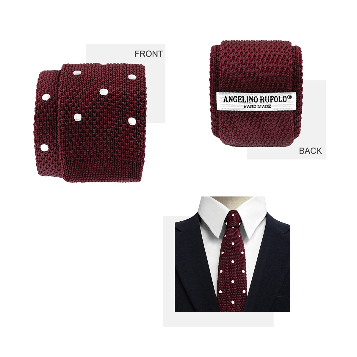 AR Angelino Rufolo Necktie