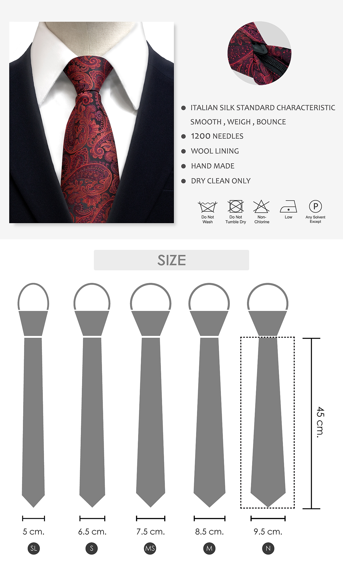 AR Zipper Tie