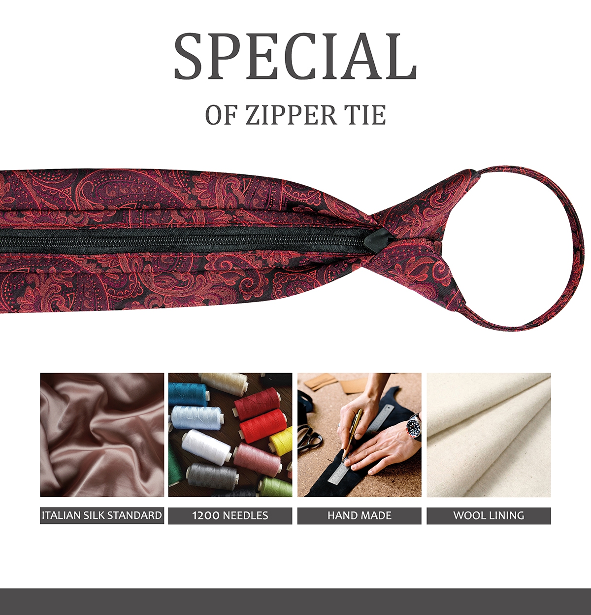 AR Zipper Tie